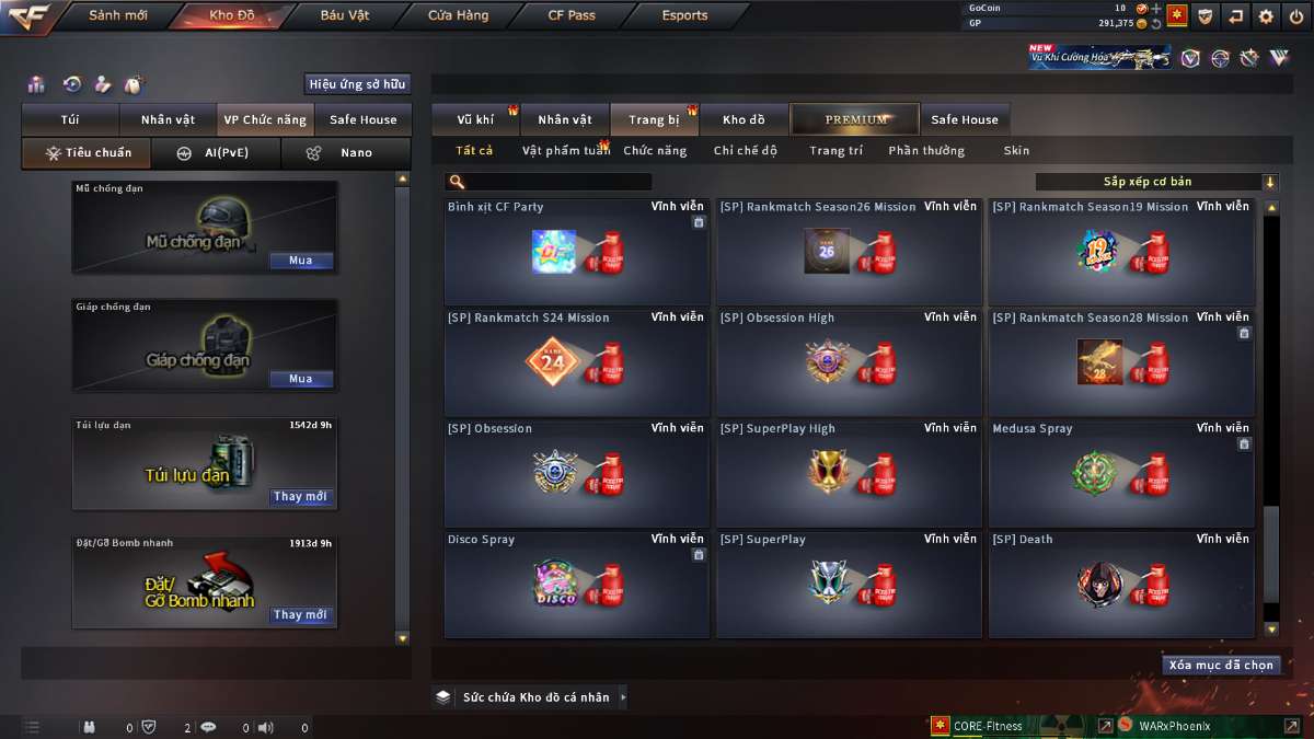 shop acc cf uy tin gia re